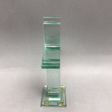 Load image into Gallery viewer, Unique Green Glass Cross Crucifix No Slip tabs on bottom (7x4x1)
