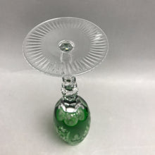 Load image into Gallery viewer, Nachtmann Traube Champagne Flute Cased Emerald/Green Cut To Clear (9")(2 Available)
