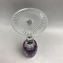 Load image into Gallery viewer, Nachtmann Traube Champagne Flute Cased Purple Cut To Clear (9")(2 Available)
