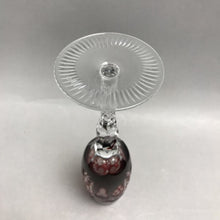 Load image into Gallery viewer, Nachtmann Traube Champagne Flute Cased Cranberry Cut To Clear (9")(2 Available)
