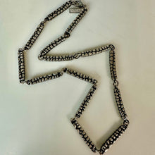 Load image into Gallery viewer, Vintage Napier Textured Bar Link Chain Necklace &amp; Bracelet Set (16" &amp; 7")
