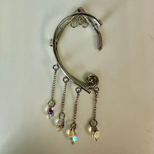 Load image into Gallery viewer, Lord of the Rings Elven Crystal Dangle Ear Cuff (3.5")
