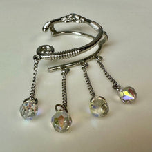 Load image into Gallery viewer, Lord of the Rings Elven Crystal Dangle Ear Cuff (3.5")
