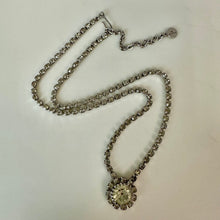 Load image into Gallery viewer, Vintage Emmons 1976 Miss America Rhinestone Halo Necklace (20")
