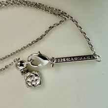 Load image into Gallery viewer, Kendra Scott Silver Plated Baguette Crystal Necklace (19")
