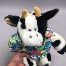 Load image into Gallery viewer, Build-a-Bear Cow Stuffed Animal (~11")
