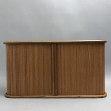 Load image into Gallery viewer, MCM Teak Tambour Door Cabinet (9x17x6)
