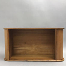 Load image into Gallery viewer, MCM Teak Tambour Door Cabinet (9x17x6)

