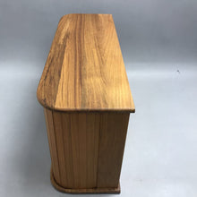 Load image into Gallery viewer, MCM Teak Tambour Door Cabinet (9x17x6)

