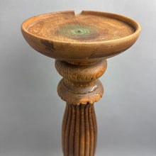 Load image into Gallery viewer, Oak Candlestick Holder AS IS (27 Tall)
