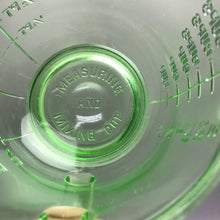 Load image into Gallery viewer, Vintage Green Uranium Depression Glass 2-Cup Measuring Cup

