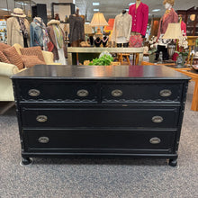 Load image into Gallery viewer, Antique Black 4 Drawer Dresser (29x50x23)
