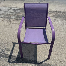 Load image into Gallery viewer, Purple Patio Chair (35x23x27)
