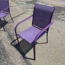 Load image into Gallery viewer, Purple Patio Chair (35x23x27)
