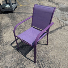 Load image into Gallery viewer, Purple Patio Chair (35x23x27)
