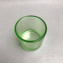 Load image into Gallery viewer, Vintage Green Glass Votive Holder (3.5x3)
