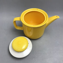 Load image into Gallery viewer, Vintage Common Yellow Porcelain Teapot (10x6) AS IS
