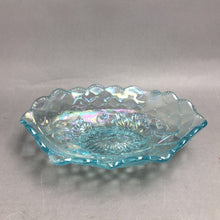 Load image into Gallery viewer, Vintage Imperial Glass Iridescent Ice Blue Bowl (9x6x2)
