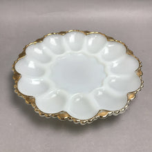 Load image into Gallery viewer, Vintage Anchor Hocking Milk Glass Deviled Egg Platter (10")
