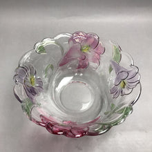 Load image into Gallery viewer, Vintage Mikasa Embossed Floral Glass Serving Bowl (11x4.5)
