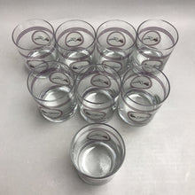 Load image into Gallery viewer, Vintage Fiesta Stripes Rock Glass Set of 8 (4x3)
