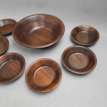 Load image into Gallery viewer, Vermillion Walnut Bowl Set (7pc)
