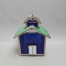 Load image into Gallery viewer, Slag Glass / Stained Glass Votive (7x5.25x4.5)
