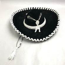Load image into Gallery viewer, Black &amp; White Sombrero (~18)
