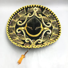 Load image into Gallery viewer, Large Black and Gold Sombrero (~23)
