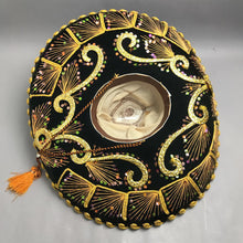 Load image into Gallery viewer, Large Black and Gold Sombrero (~23)
