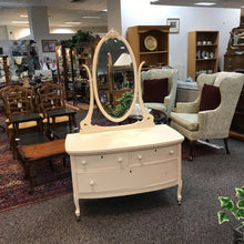 Load image into Gallery viewer, White Dresser w/Mirror (65x42x23)
