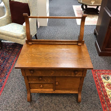 Load image into Gallery viewer, Oak Wash Stand (46x32x18) AS IS
