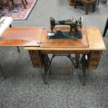 Load image into Gallery viewer, Antique Red Eye Singer Sewing Machine (29x36x18)
