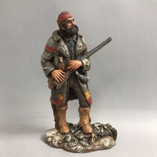 Load image into Gallery viewer, Signed 1990 Michael Garman "Fur Trader" Handpainted Sculpture (10")
