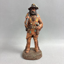 Load image into Gallery viewer, Michael Garman Signed Sculpture "The Trapper" 1988 (9.5")
