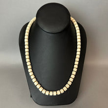 Load image into Gallery viewer, Vintage Crown Trifari White Lucite Goldtone Beaded Necklace (24")
