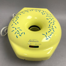 Load image into Gallery viewer, Sunbeam Donut Shaped Donut Maker Sunny Yellow (10")
