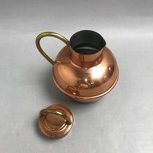 Load image into Gallery viewer, Antique Copper Jug Brass Handle &amp; Lid (6")
