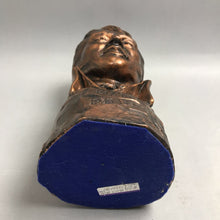 Load image into Gallery viewer, Vintage Elvis Presley Bust Head Chalkware Mel Tiess 1977 Accents Unlimited (12")
