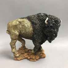 Load image into Gallery viewer, Vintage Resin Buffalo Bison Standing Figurine Statue (6.5"x7")
