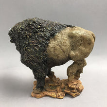 Load image into Gallery viewer, Vintage Resin Buffalo Bison Standing Figurine Statue (6.5"x7")
