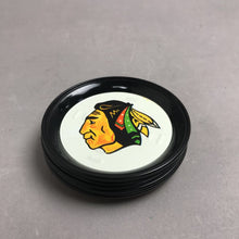 Load image into Gallery viewer, Copper Chicago Blackhawks 8pk Coaster Set (3.5")
