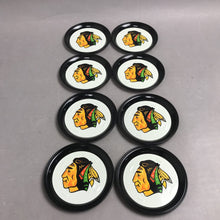 Load image into Gallery viewer, Copper Chicago Blackhawks 8pk Coaster Set (3.5")
