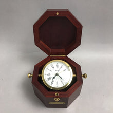 Load image into Gallery viewer, Bulova Quartermaster Maritime Clock (4x6)(Works)
