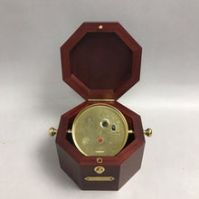 Load image into Gallery viewer, Bulova Quartermaster Maritime Clock (4x6)(Works)

