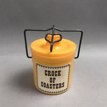 Load image into Gallery viewer, Vintage Ritepoint Crock of Coasters Set of 13 Tobler Transfer (5.5x4)

