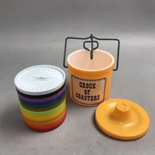 Load image into Gallery viewer, Vintage Ritepoint Crock of Coasters Set of 13 Tobler Transfer (5.5x4)
