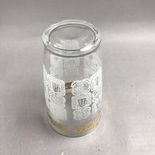 Load image into Gallery viewer, Vintage Anchor Hocking Gold &amp; White Coffee Theme Glass (7")
