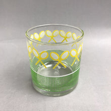 Load image into Gallery viewer, Set of 4 J Scott Tennis Racket DOF Rocks Lowball Glasses Libbey (3 1/2")
