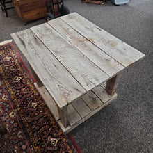 Load image into Gallery viewer, Rustic Rolling 2-Tier Table (33x37x29.5)
